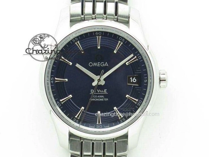 0301 De Ville SS DIWF 1:1 Best Edition Light Blue Dial SS Markers on SS Bracelet MIYOTA TopPick 7850